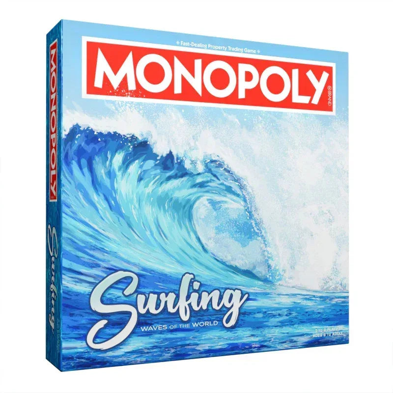 MONOPOLY® Surfing Waves of The World Board Game
