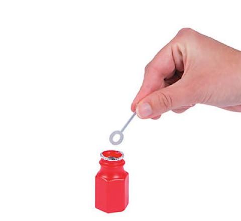 Plastic Zoo Animal Character Bubble Bottles - 12/pk