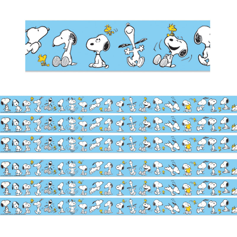 Snoopy Lineup Deco Trim&reg;, 37 Feet Per Pack, 6 Packs