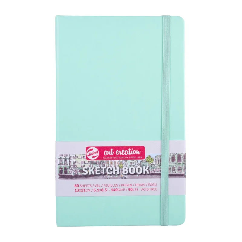 Sketchbook, 80 Sheets, 90lbs, Fresh Mint Cover, 5.1" x 8.3"