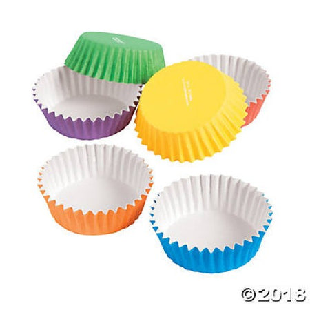 Rainbow Colored Disposable Craft Cups - 100/pkg