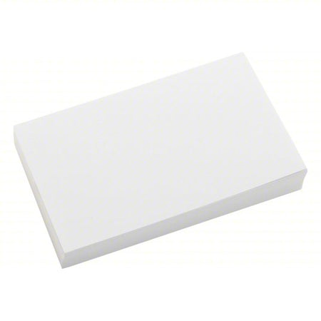 White Unruled Index Cards - 3x5 Inches - Pack of 100, (9150)