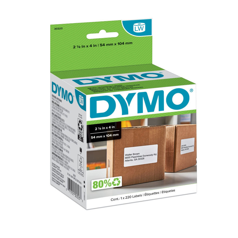 LabelWriter Shipping Labels, 2-1/8 x 4 Inches, White, 220 Labels on 1 Roll