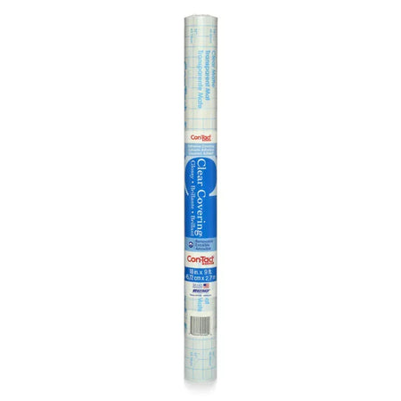 Adhesive Roll, Clear, 18" x 9 ', Glossy