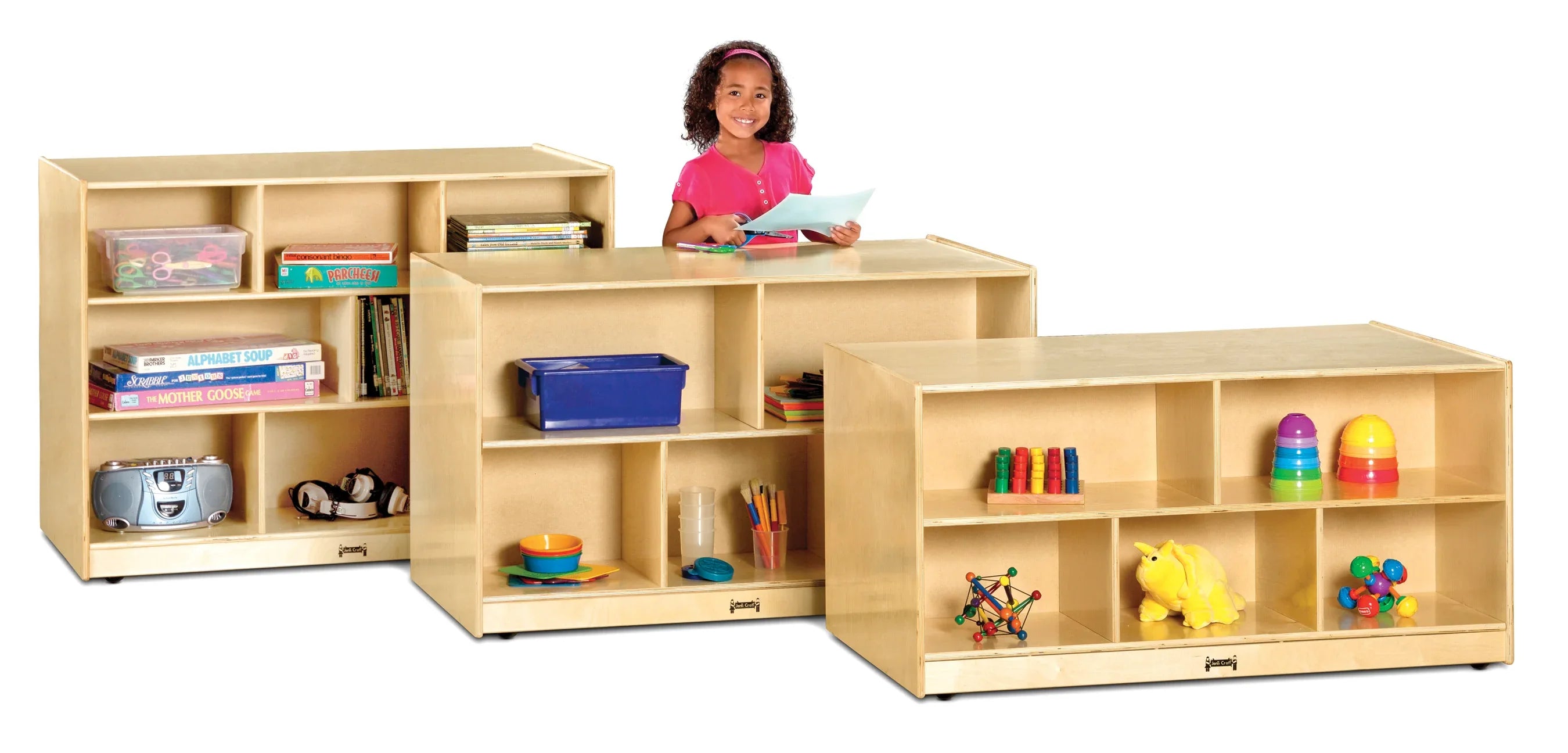 Jonti-Craft® Low Double-Sided Island