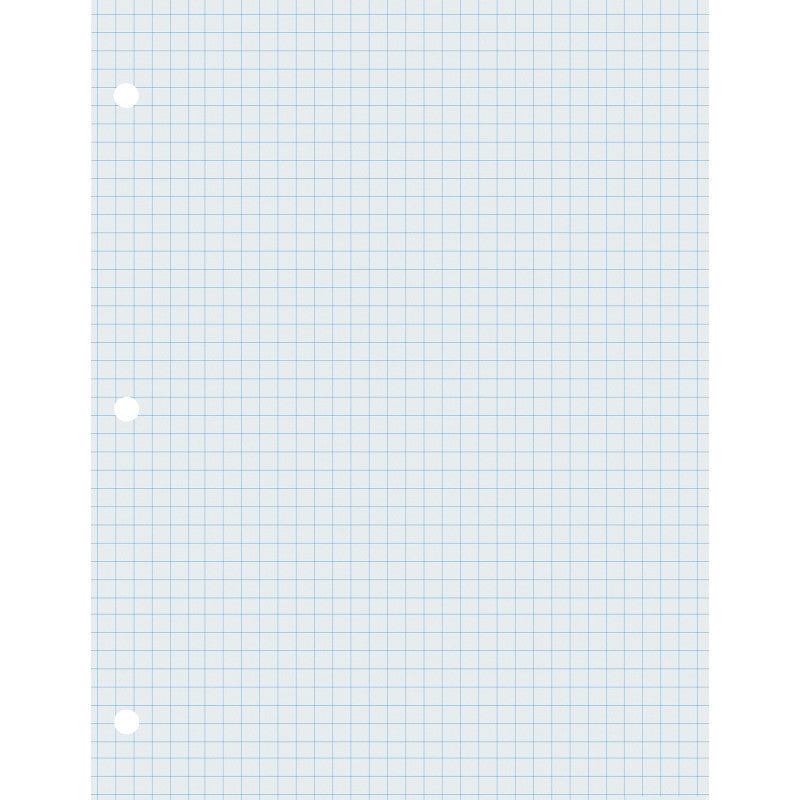 Graphing Paper, White, 2-sided, 1/4" Quadrille Ruled 8-1/2" x 11", 500 Sheets