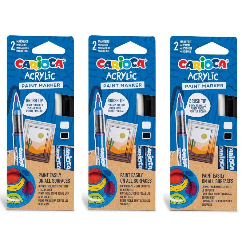 Acrylic Paint Markers, 2 Per Pack, 3 Packs