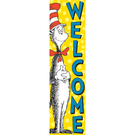 Cat in the Hat&trade; Welcome Vertical Banner