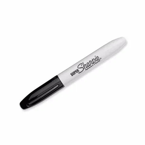 Sharpie Super Permanent Markers, Black, 33001