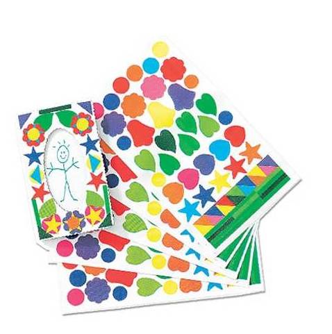 Roylco Peel & Stick Sticky Shapes