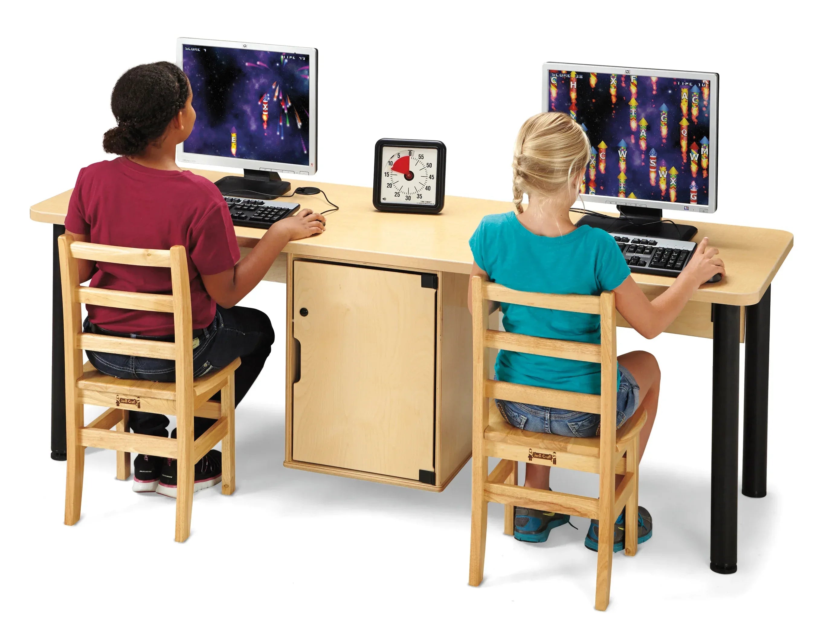 Jonti-Craft® Dual Computer Lab Table