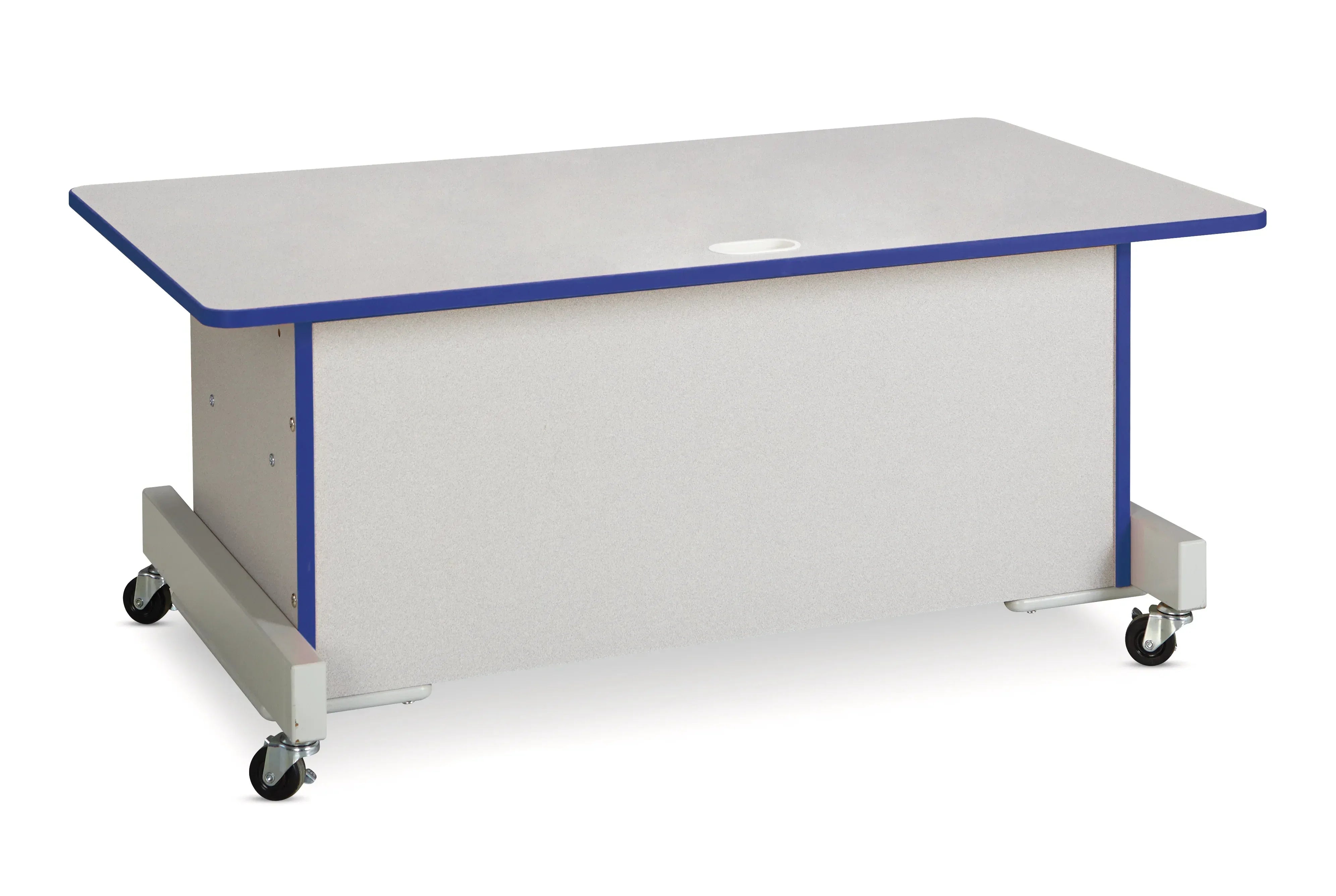 Rainbow Accents® Apollo Single Computer Desk - Blue