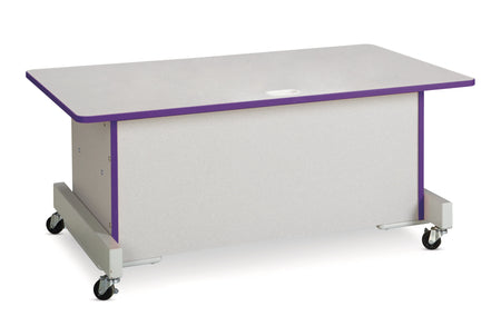 Rainbow Accents® Apollo Single Computer Desk - Purple