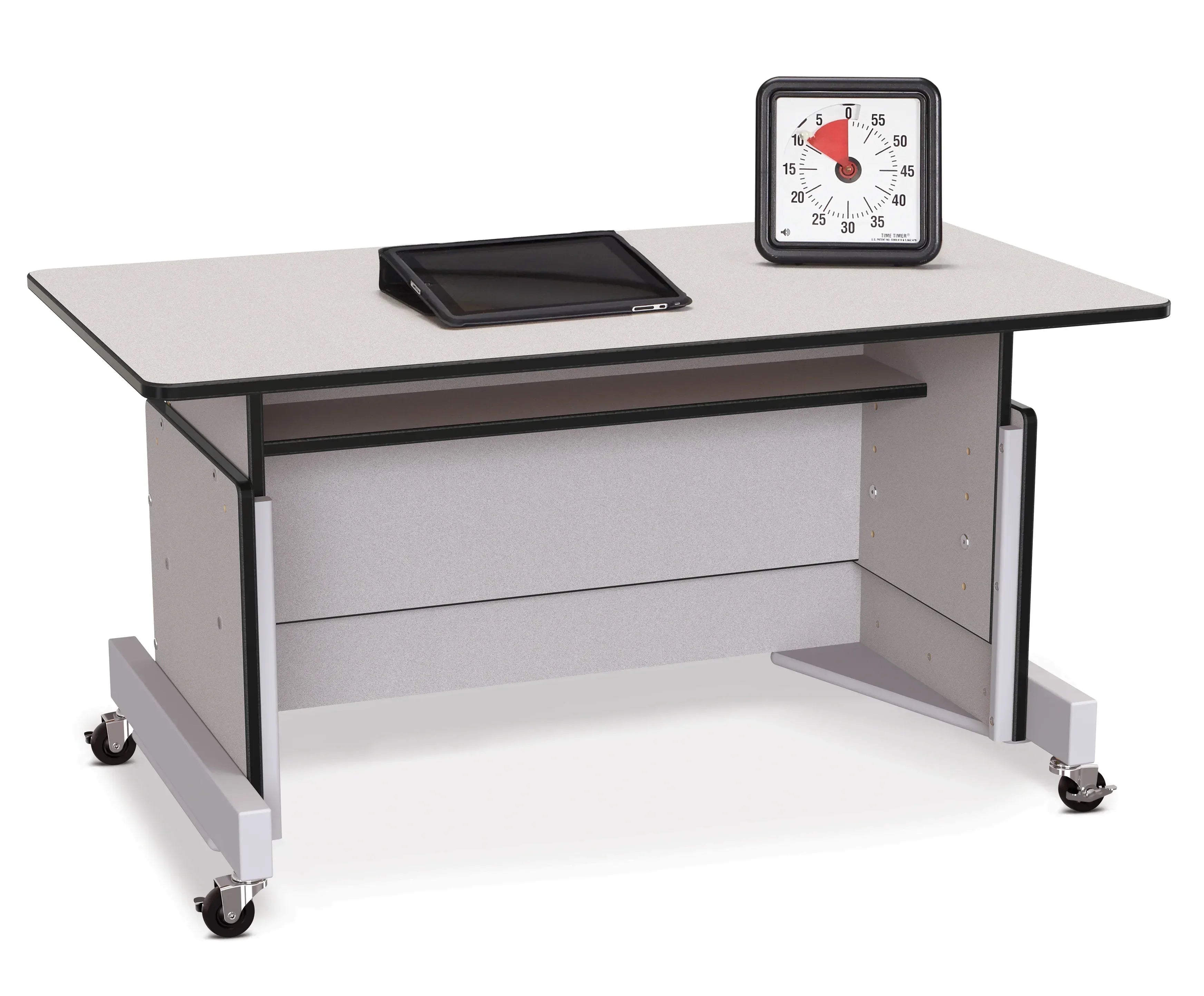 Rainbow Accents® Apollo Single Computer Desk - Black