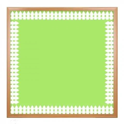 Hygloss Classroom Die Cut, White Fence Border, 3 x 36-Inch 12-Pack, 33605