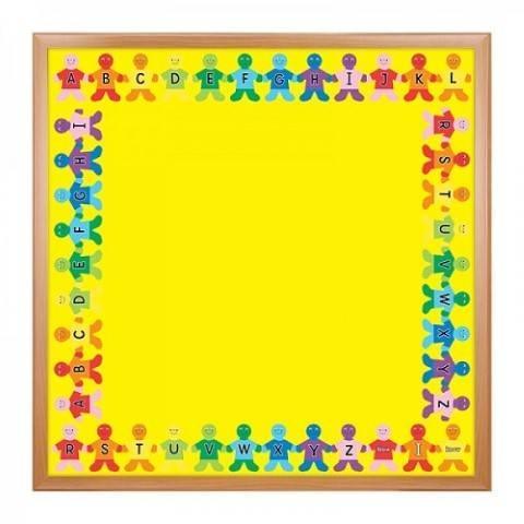 Hygloss Classroom Die Cut, Upper Case Alphabet Kids Border, 3 x 36-Inch 12-Pack, 33609