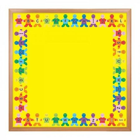 Hygloss Classroom Die Cut, Upper Case Alphabet Kids Border, 3 x 36-Inch 12-Pack, 33609