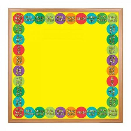 Hygloss Classroom Die Cut Be Your Best Border, 3 x 36-Inch, Blue, 12-Pack, 33612