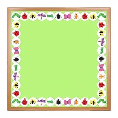 Hygloss Classroom Die Cut, Bugs Border, 3 x 36-Inch, 12-Pack, 33614
