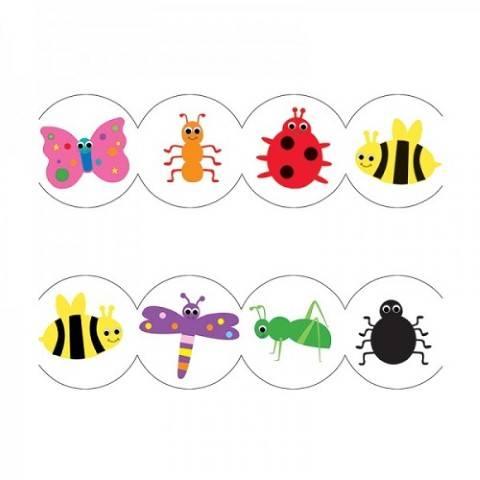 Hygloss Classroom Die Cut, Bugs Border, 3 x 36-Inch, 12-Pack, 33614