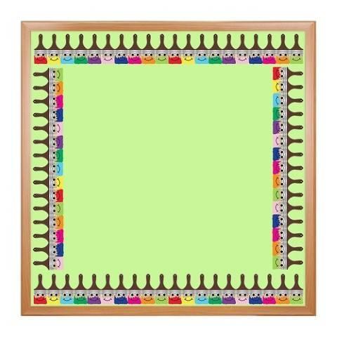 Hygloss Classroom Die Cut, Happy Paintbrushes Border, 3 x 36-Inch 12-Pack, 33633