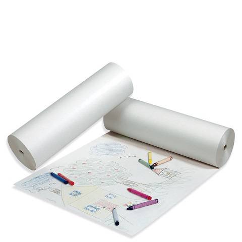 PACON NEWSPRINT PAPER ROLL 24" X 1000' WHITE 1 SHEET, 3415