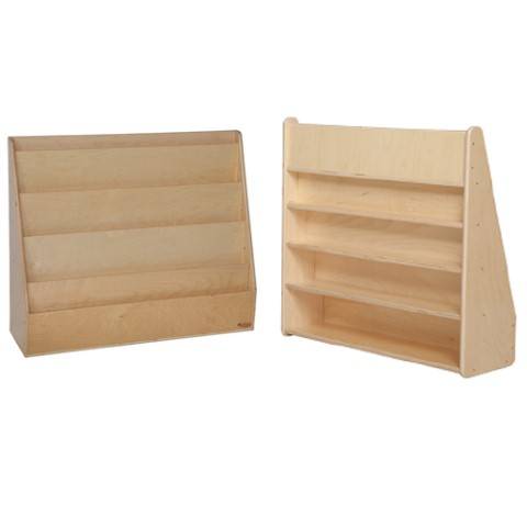 Wood Designs Children's Book Single Side Display Stand, Natural Color, WD-34300