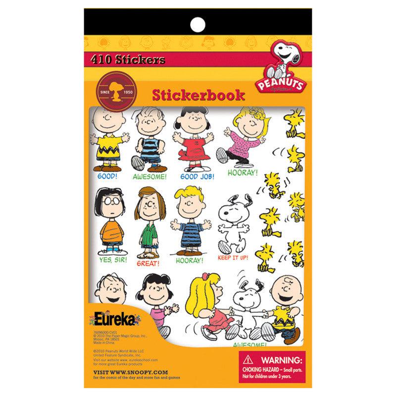 PeanutsÂ® Sticker Book, 410 Stickers