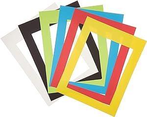 Bright Cardstock Paper Frames - 11″ x 14″ (Opening 8″ x 10.5″) - 24/Pkg.