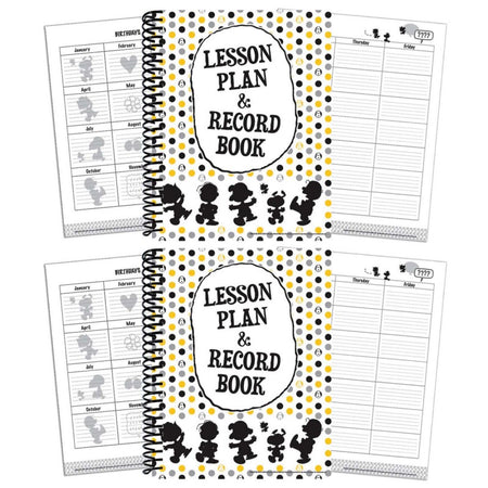 Peanuts&reg; Touch of Class Lesson Plan & Record Book, Pack of 2