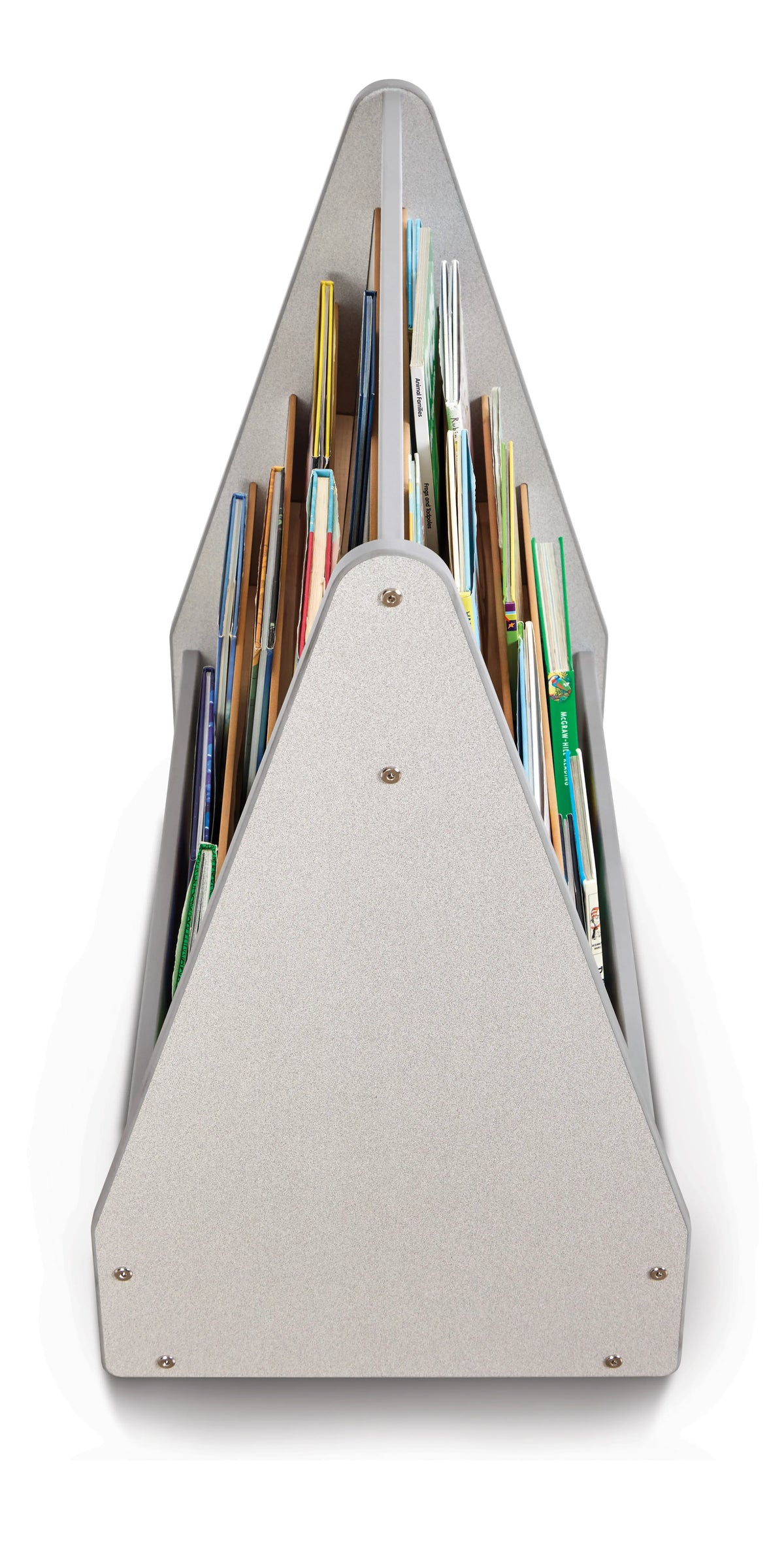 Rainbow Accents® Double Sided Pick-a-Book Stand - Mobile - Gray