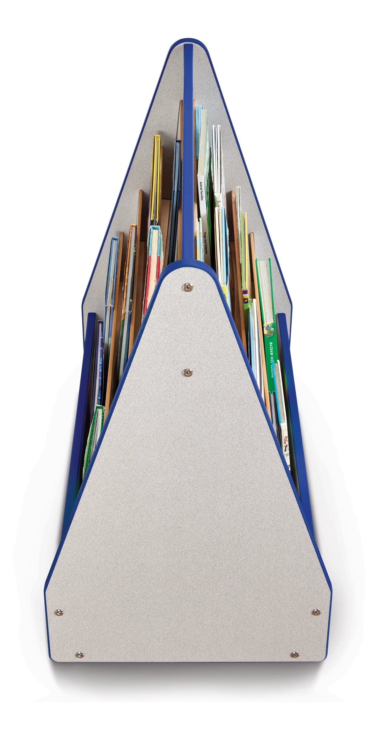 Rainbow Accents® Double Sided Pick-a-Book Stand - Mobile - Blue