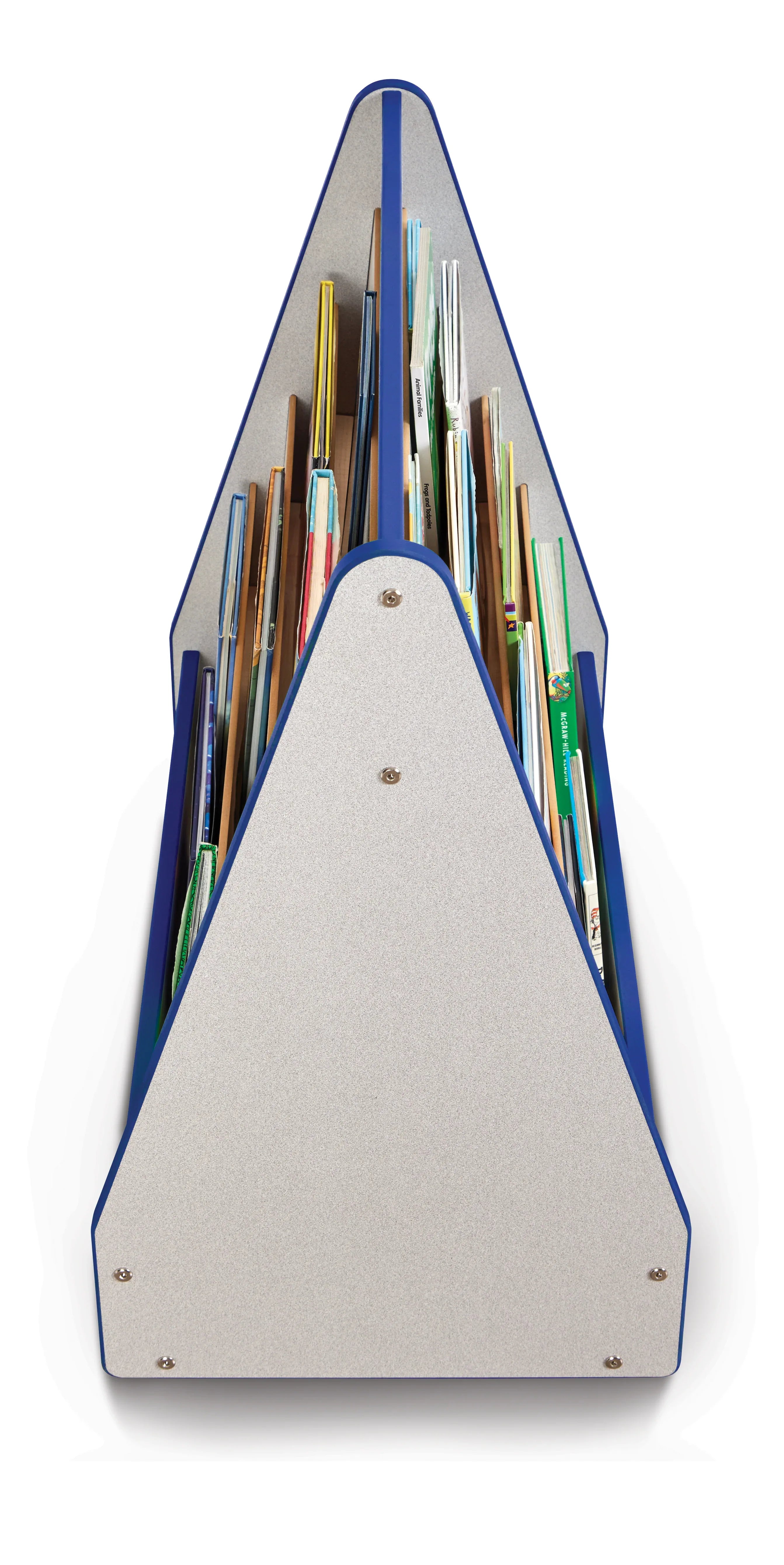 Rainbow Accents® Double Sided Pick-a-Book Stand - Mobile - Blue