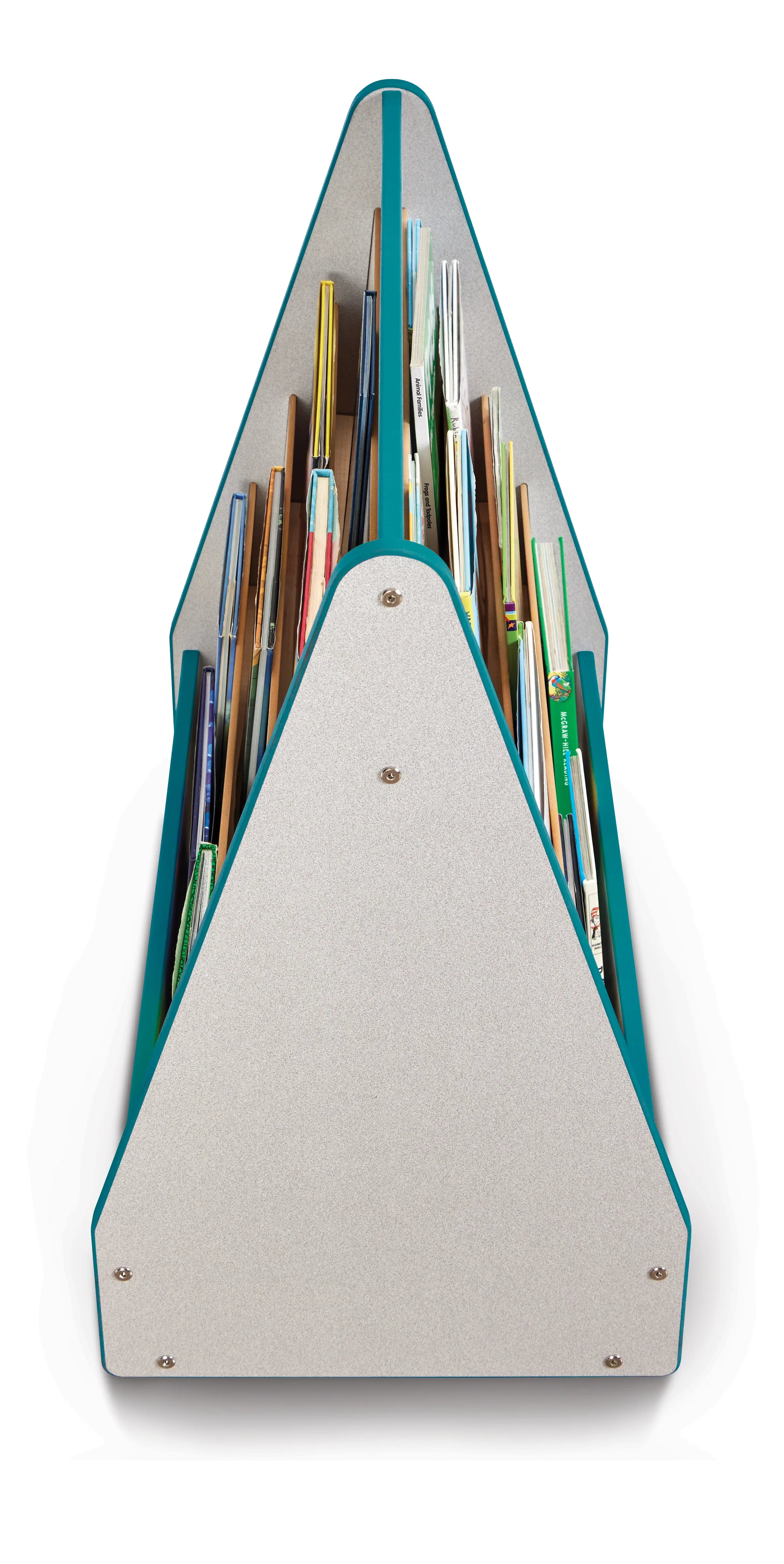Rainbow Accents® Double Sided Pick-a-Book Stand - Mobile - Teal