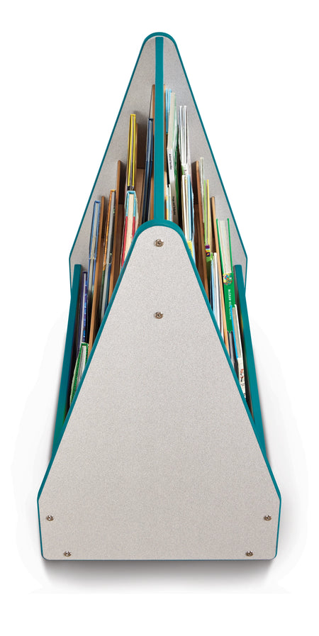 Rainbow Accents® Double Sided Pick-a-Book Stand - Mobile - Teal