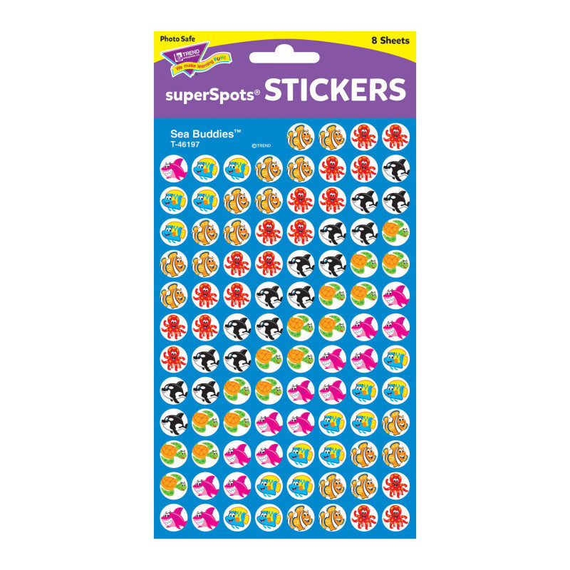 Sea Buddiesâ¢ superSpotsÂ® Stickers, 800 ct