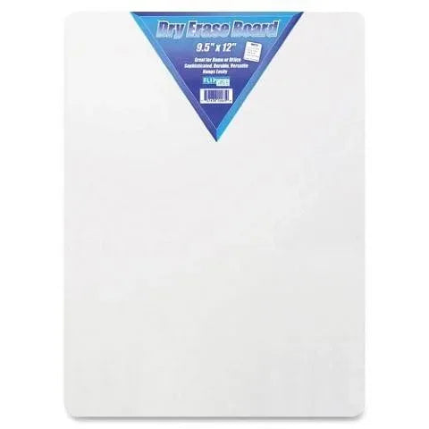 Dry Erase 9" x 12" Lap Board, Plain, 1 sided, (CHL35100)