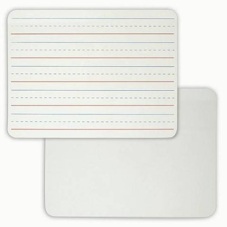 Dry Erase 9" x 12" Standard Double Sided Lap Board 9 x 12 Inches, Plain/Lined, (CHL35120)