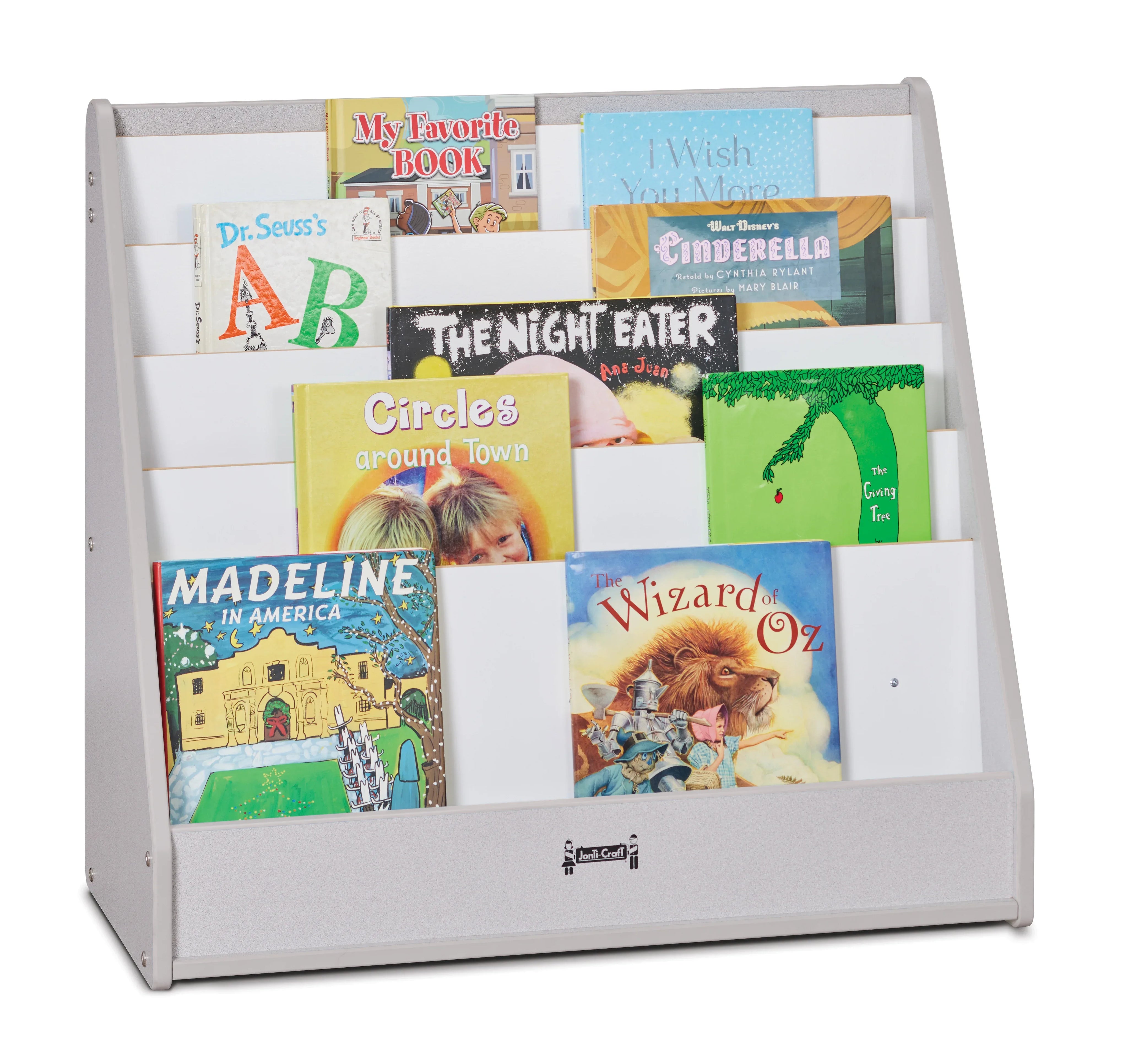 Rainbow Accents® Flushback Pick-a-Book Stand - Gray