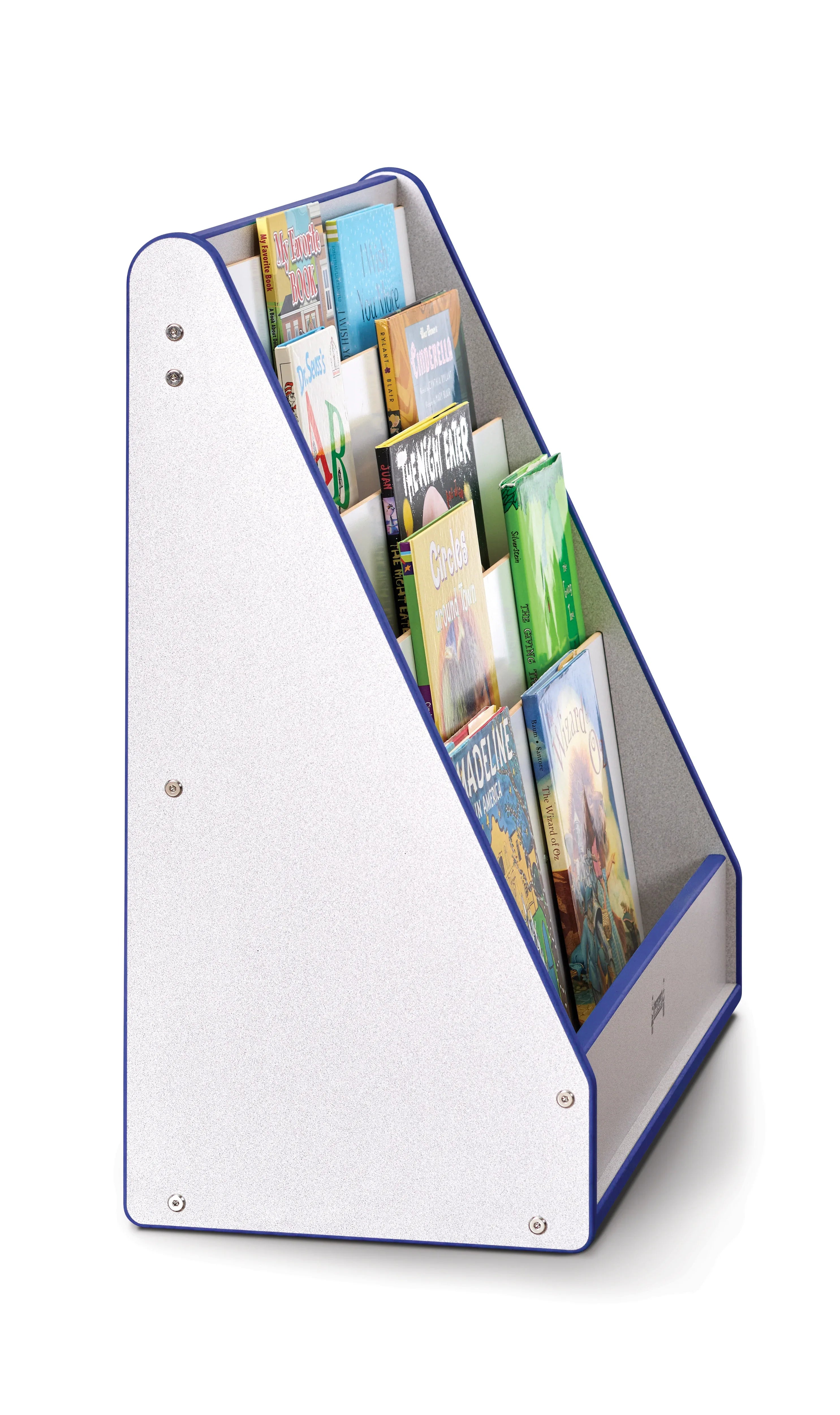Rainbow Accents® Flushback Pick-a-Book Stand - Blue