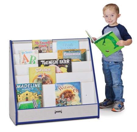 Rainbow Accents® Flushback Pick-a-Book Stand - Blue
