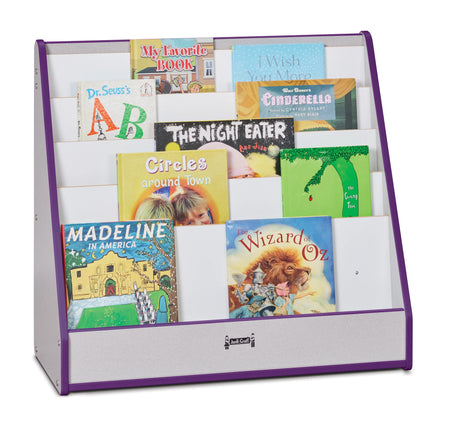 Rainbow Accents® Flushback Pick-a-Book Stand - Purple