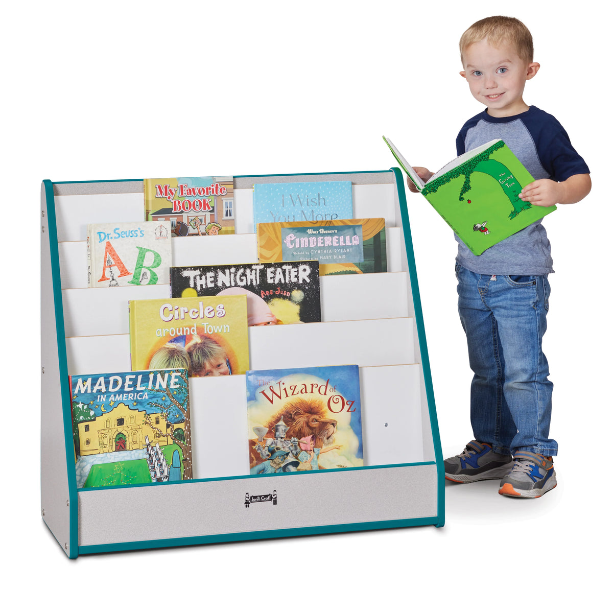 Rainbow Accents® Flushback Pick-a-Book Stand - Teal