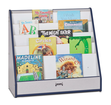Rainbow Accents® Flushback Pick-a-Book Stand - Navy