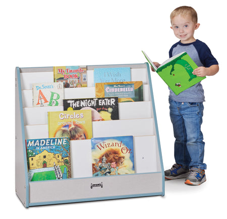 Rainbow Accents® Flushback Pick-a-Book Stand - Coastal Blue