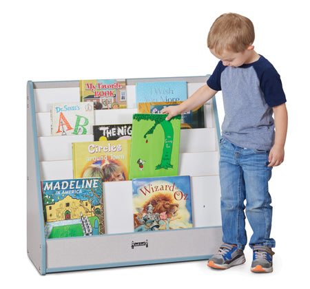 Rainbow Accents® Flushback Pick-a-Book Stand - Coastal Blue