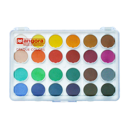 24-Pan Opaque Watercolor General Set