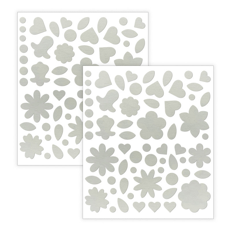 Blots of Flowers Blot Paper, 310 Pieces Per Pack, 2 Packs