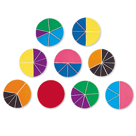 Rainbow Fraction&reg; Deluxe Circles, Pack of 9