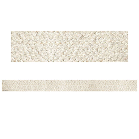 Everyone is Welcome Woven Straight Border Trim, 35 Feet